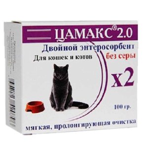 Цамакс двойной энтеросорбент без серы. 100 г.