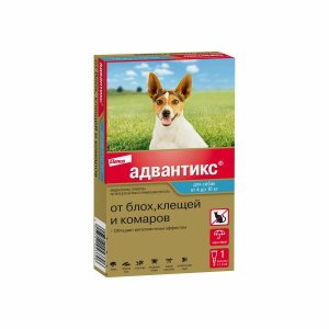 Адвантикс для собак 4-10 кг, уп. 4 пип. х 1.0 мл