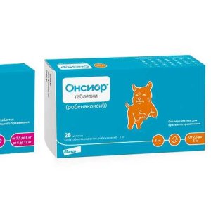 Онсиор 6мг противовоспалительный и болеутоляющий препарат для кошек 6 таб.