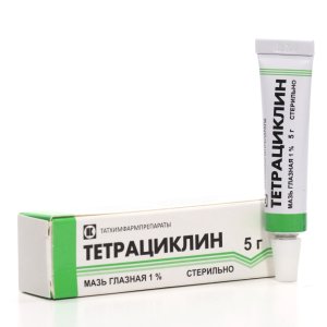 Мазь тетрациклиновая глазная 1 %, 40 гр.
